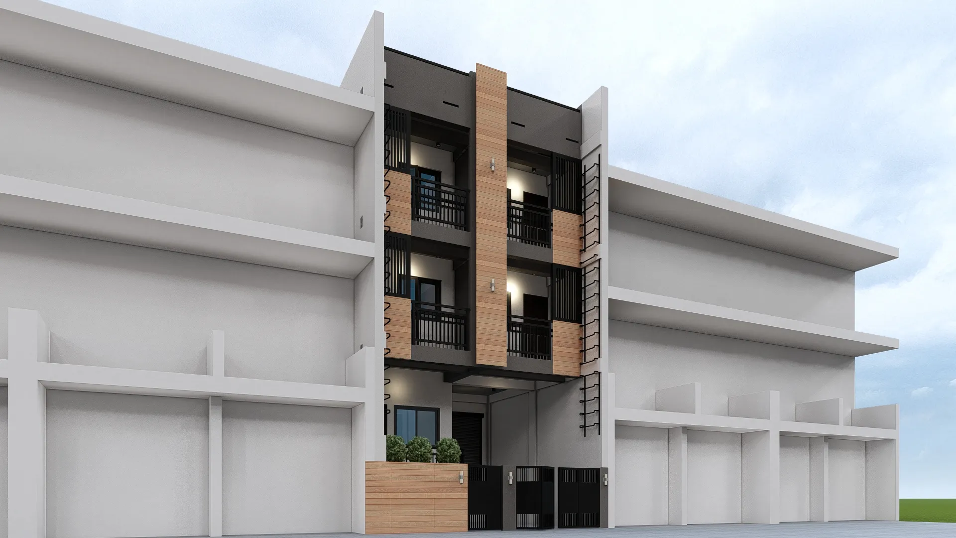 PROPOSED THREE-STOREY MIXED USE BUILDING - View 3