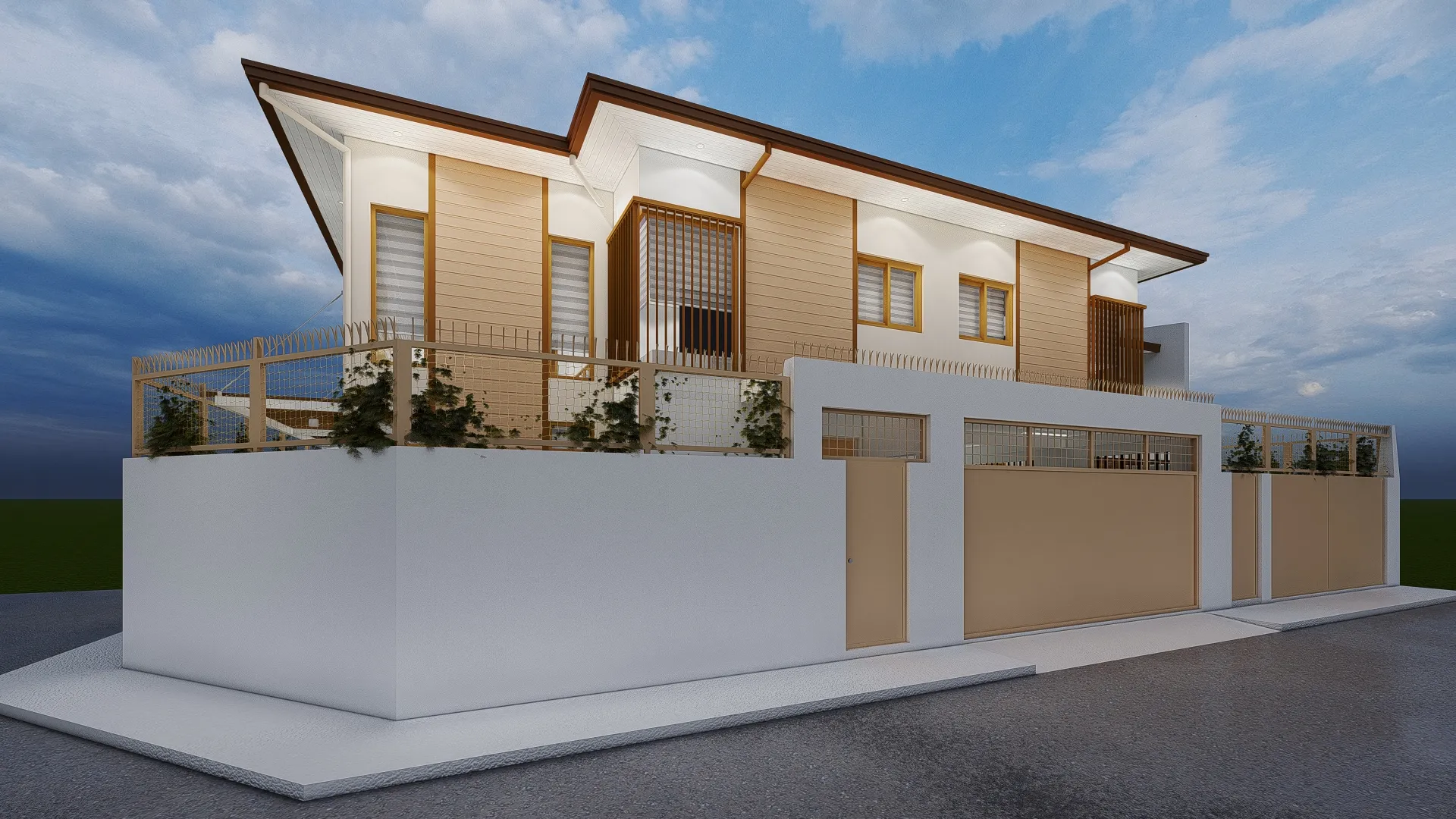 PROPOSED TWO-STOREY RESIDENCE - View 4