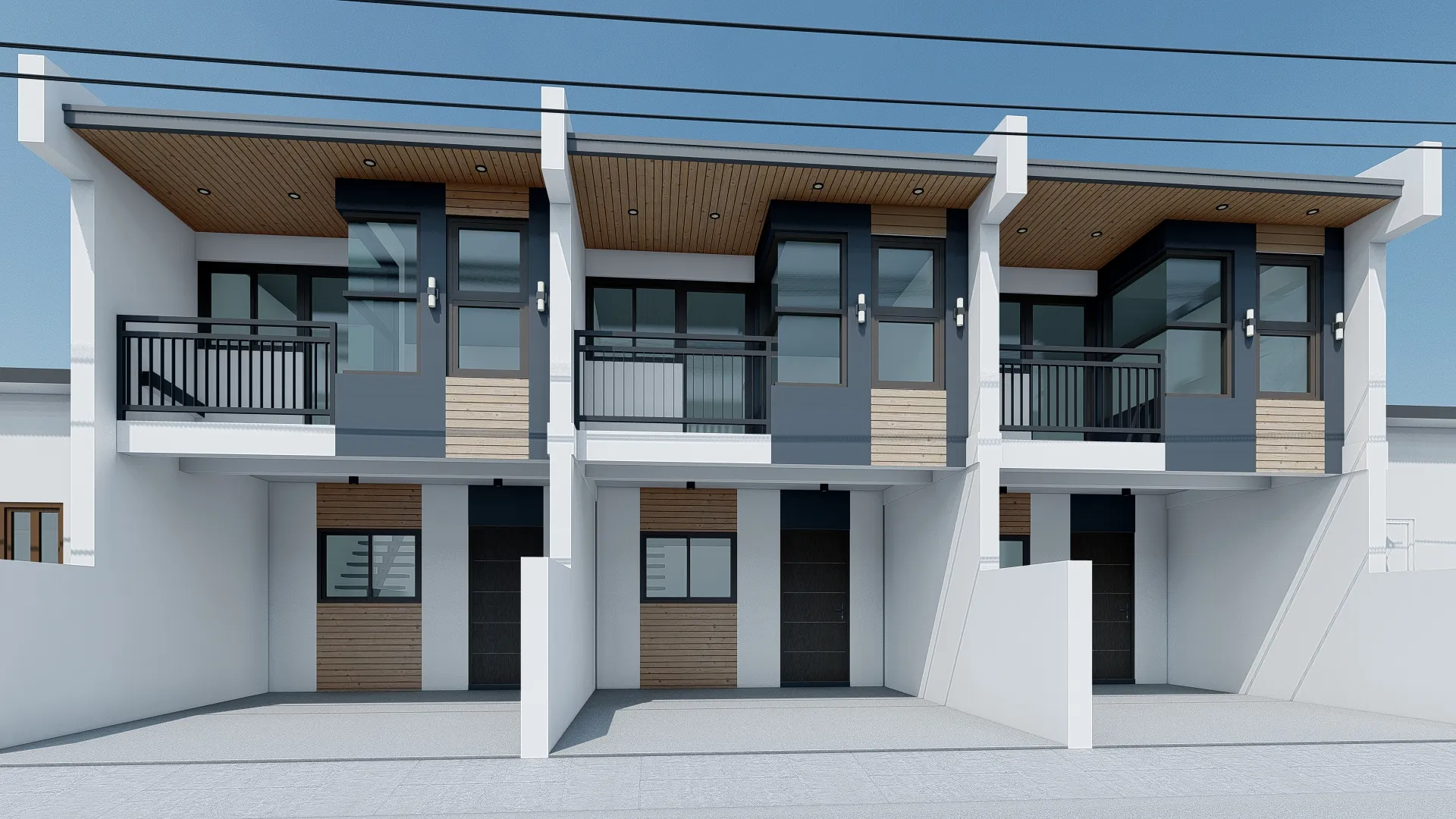 3 UNIT TOWNHOUSE - Main view