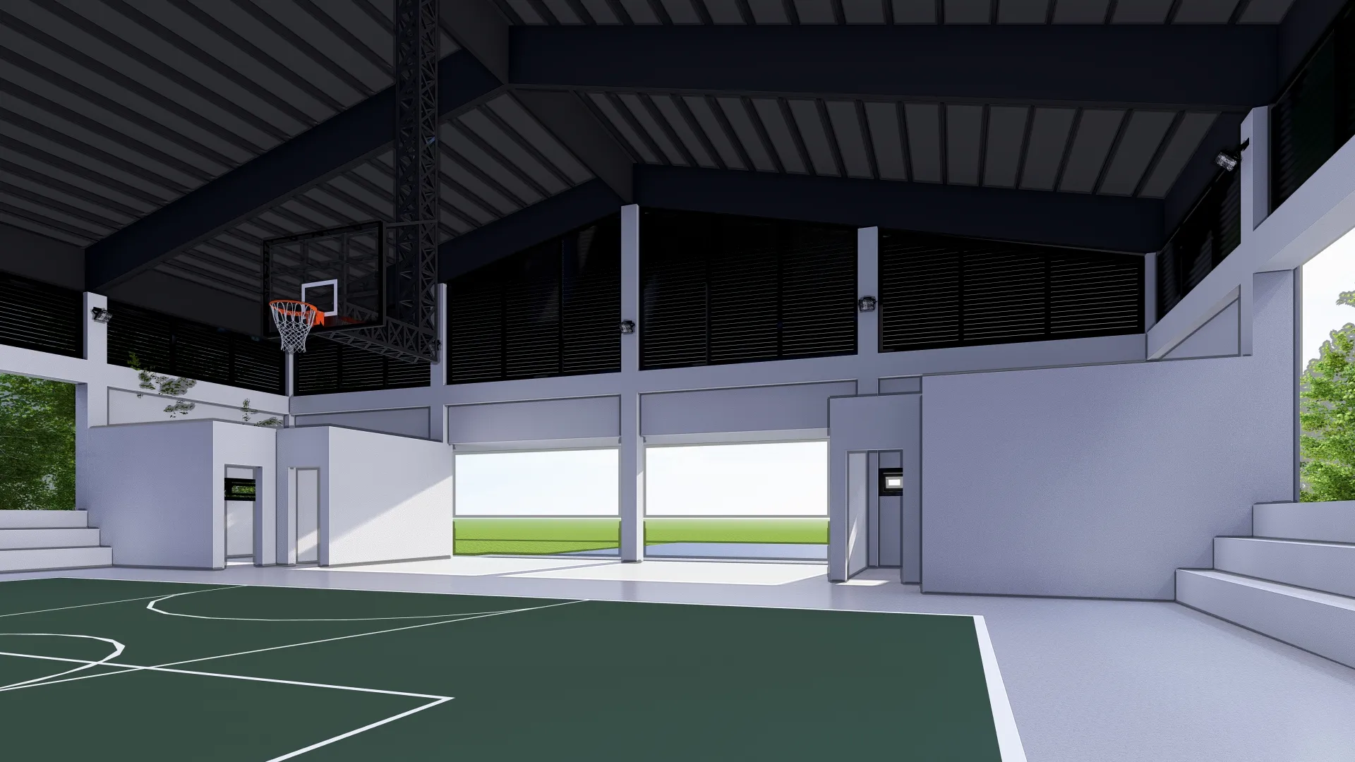 BASKETBALL COURT - View 5