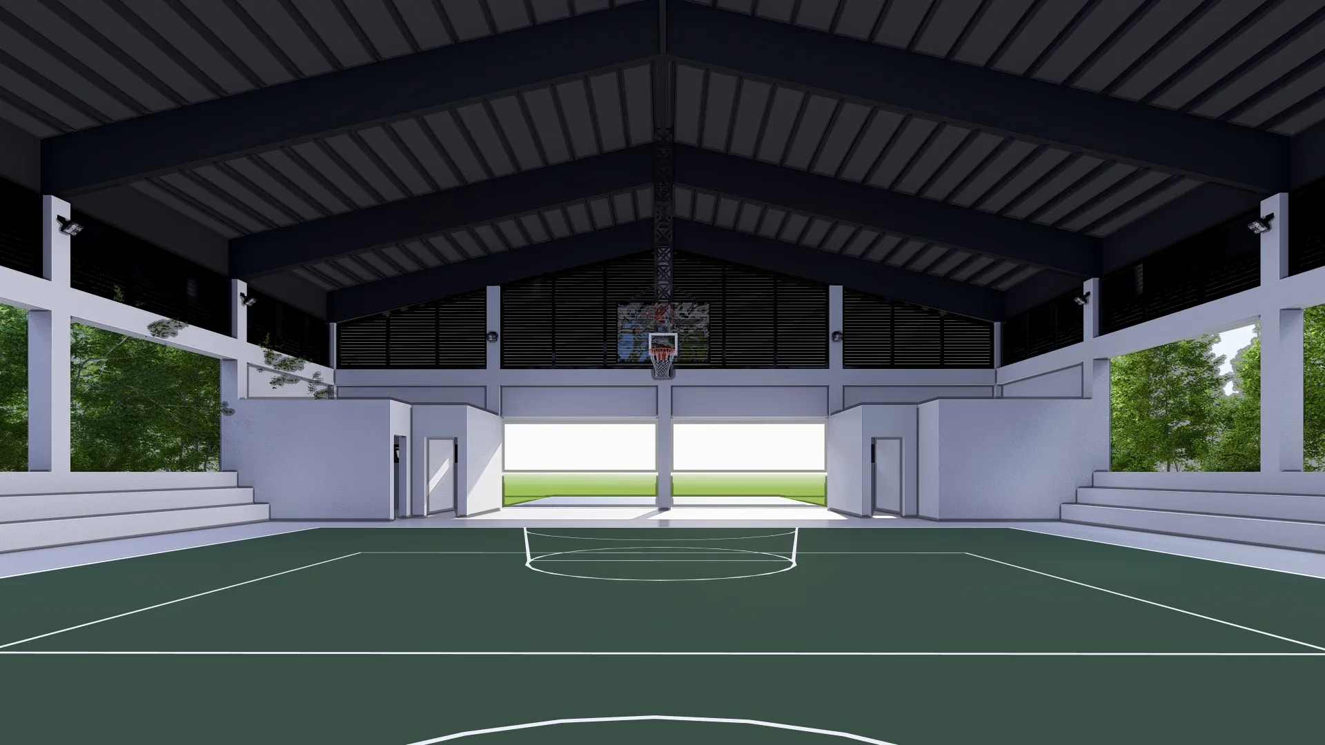 BASKETBALL COURT - View 6