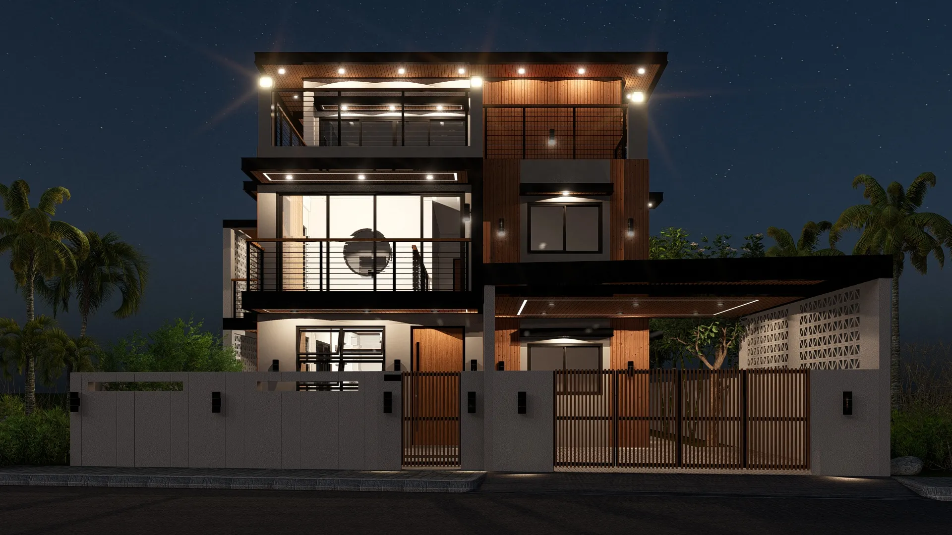 3-STOREY WITH ROOF DECK RESIDENCE – TUGUEGARAO CITY - Main view