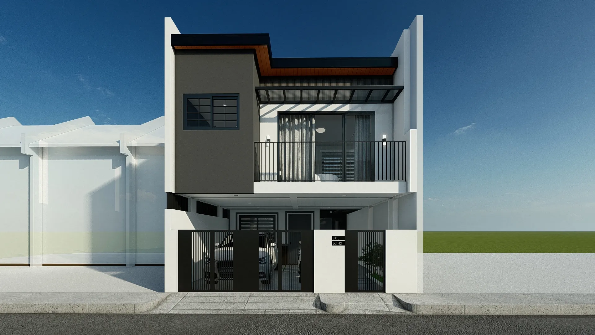 PROPOSED TWO-STOREY RESIDENCE - Main view
