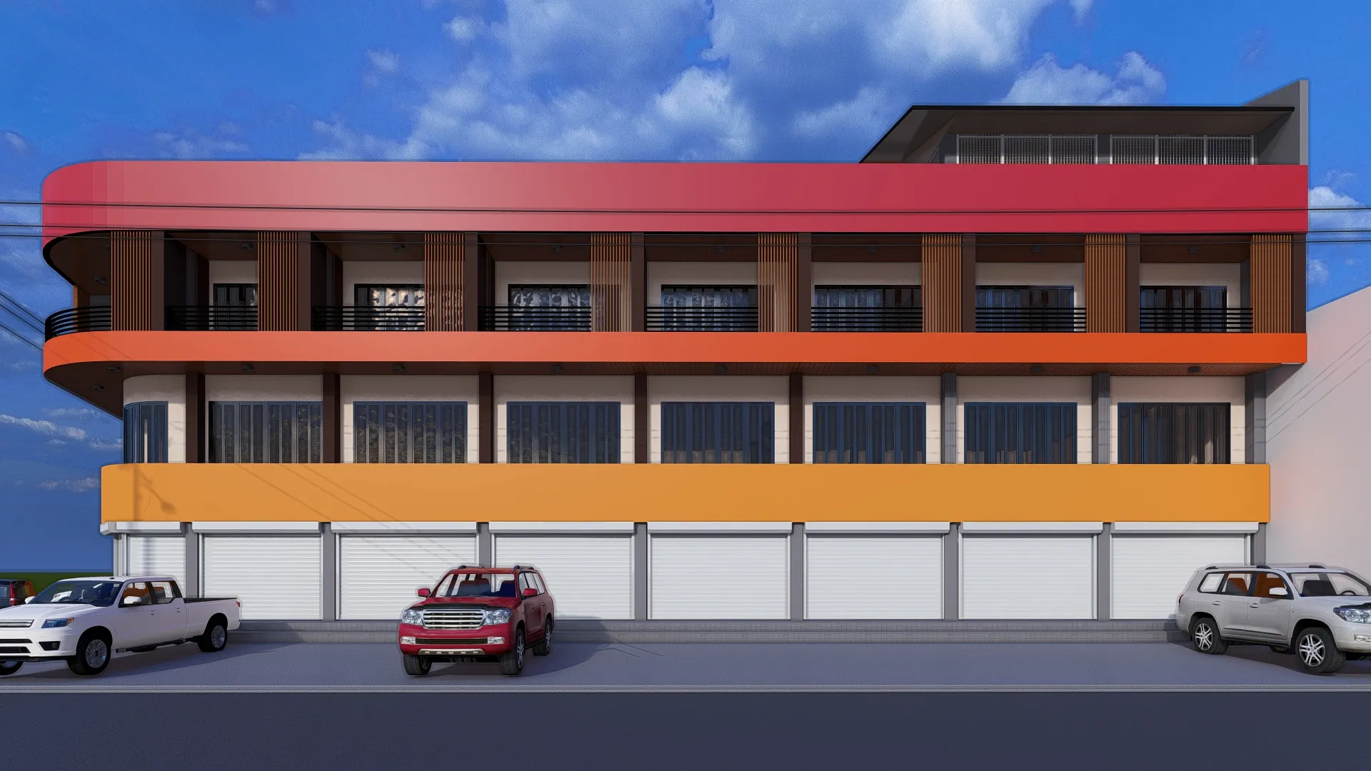 PROPOSED RENOVATION OF THREE-STOREY COMMERCIAL BUILDING - Main view